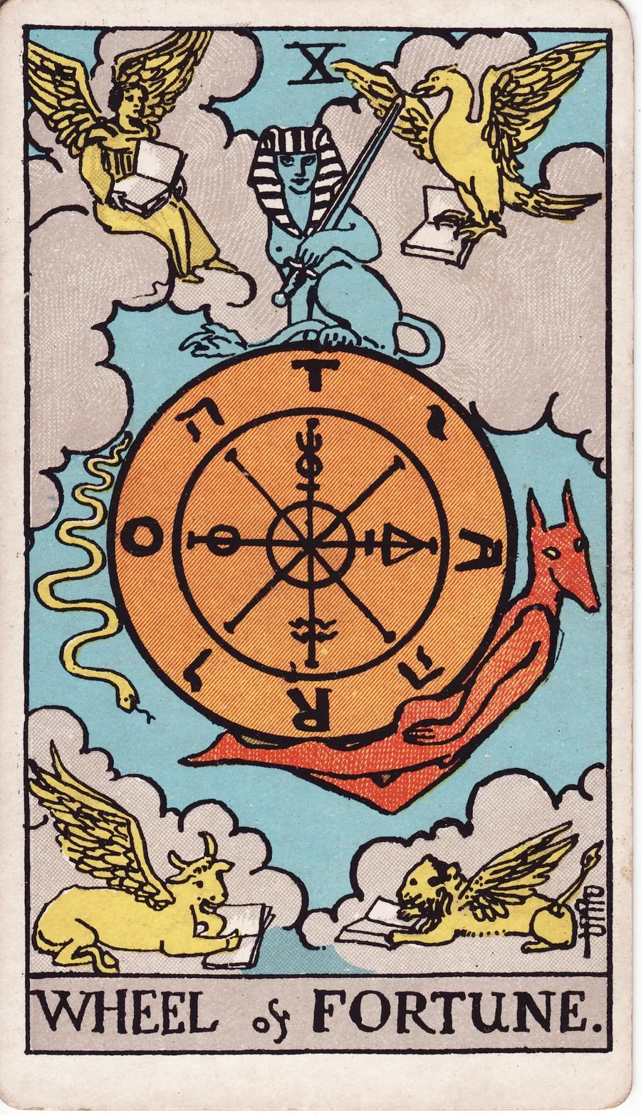 Lá bài Wheel of Fortune — Bánh Xe Số Phận