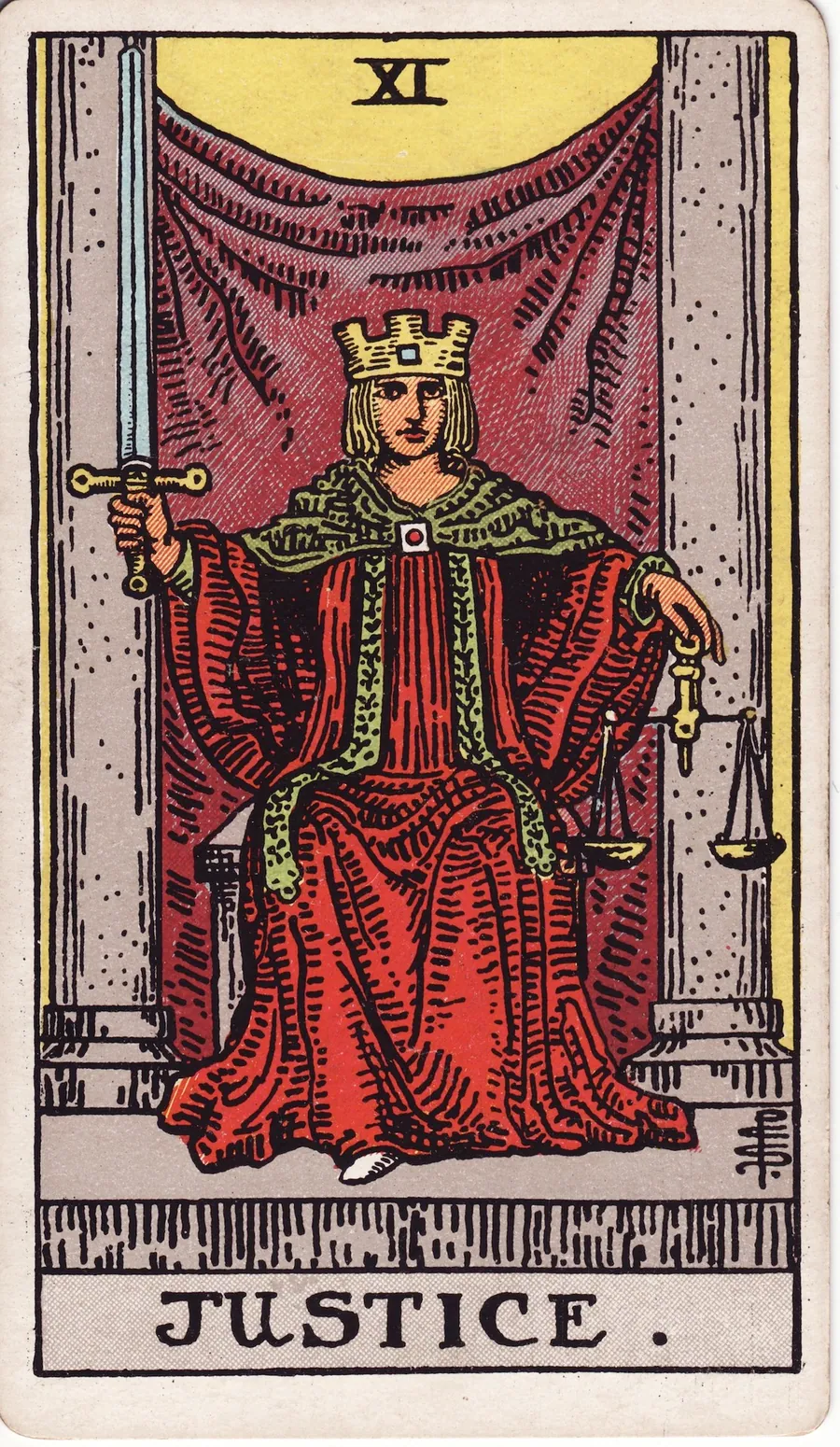 Lá bài Justice — Công Lý