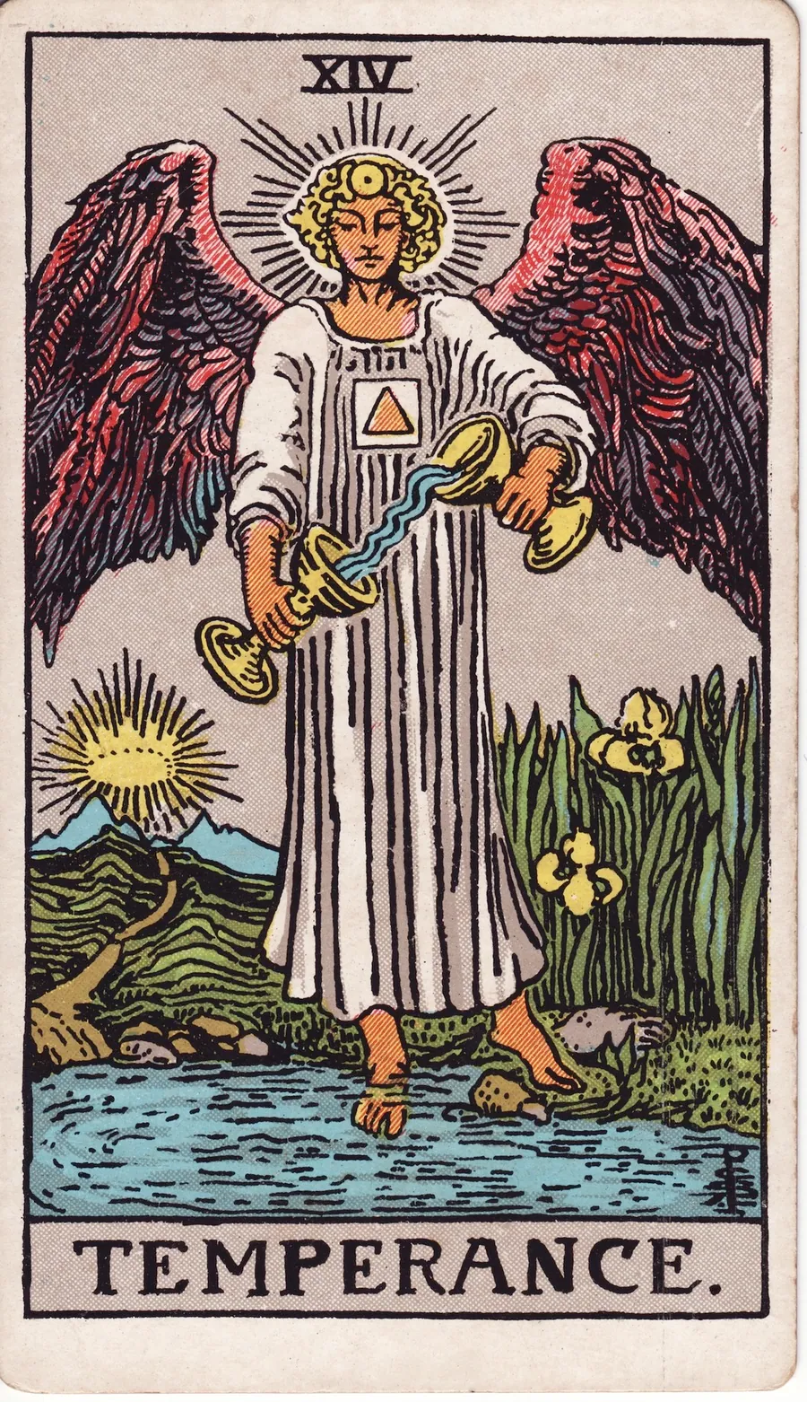 Lá bài Temperance — Điều Độ