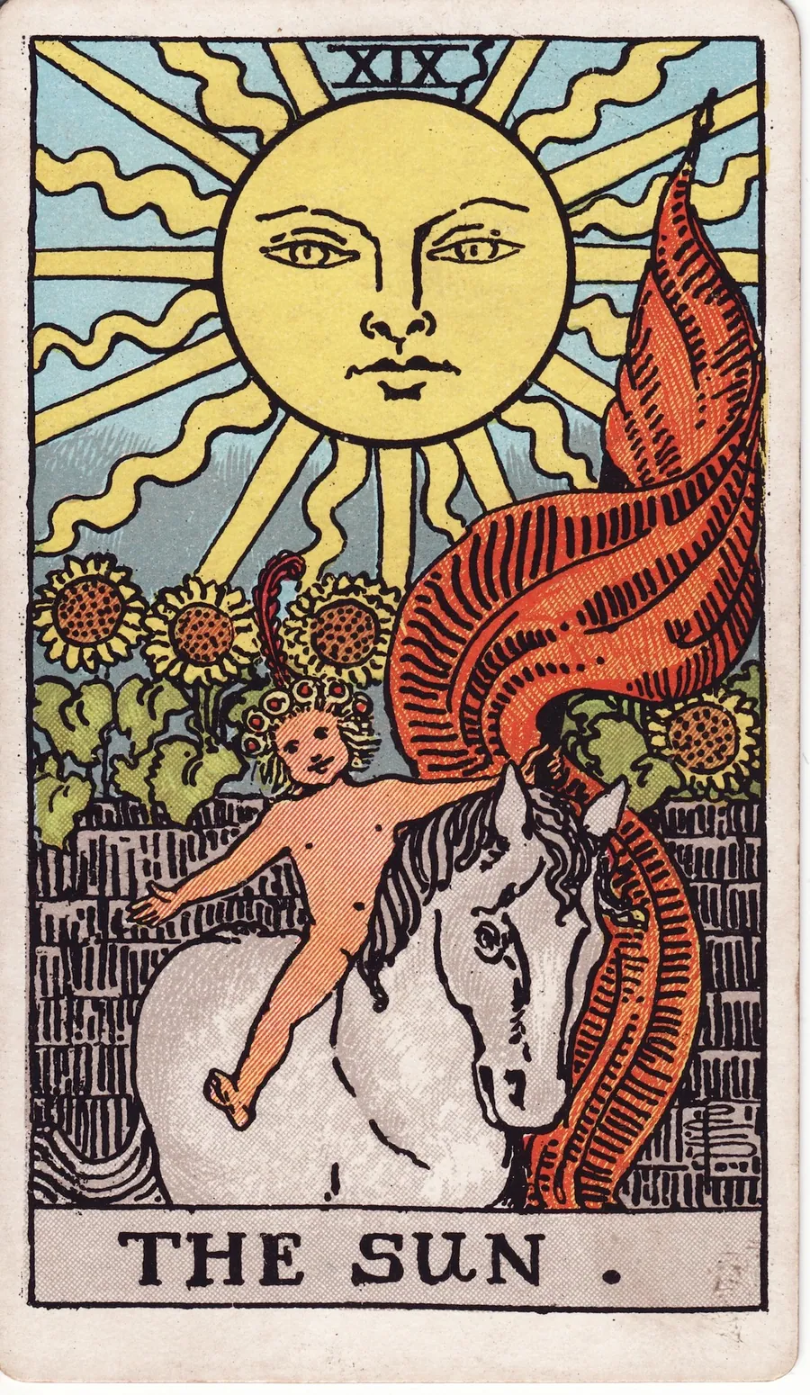 Lá bài The Sun — Mặt Trời