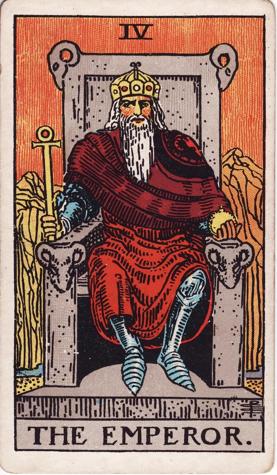 Lá bài The Emperor — Hoàng Đế
