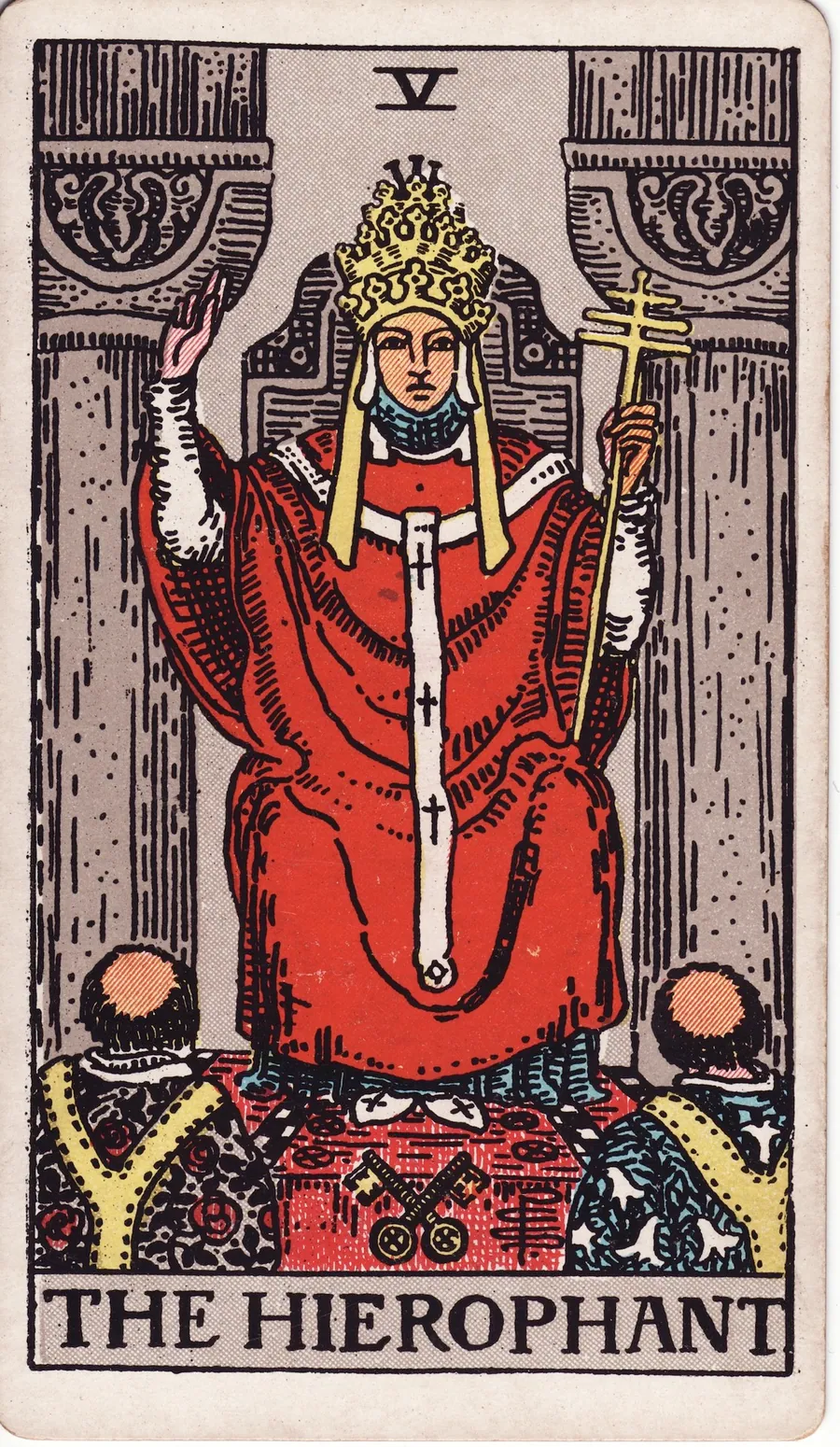 Lá bài The Hierophant — Giáo Hoàng