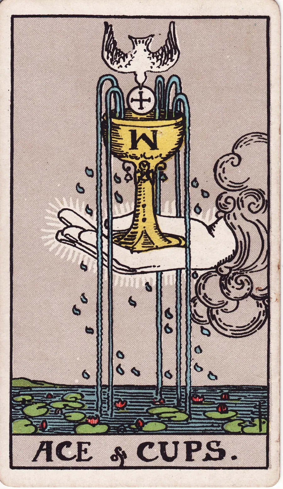 Lá bài Ace of Cups — Át Cốc