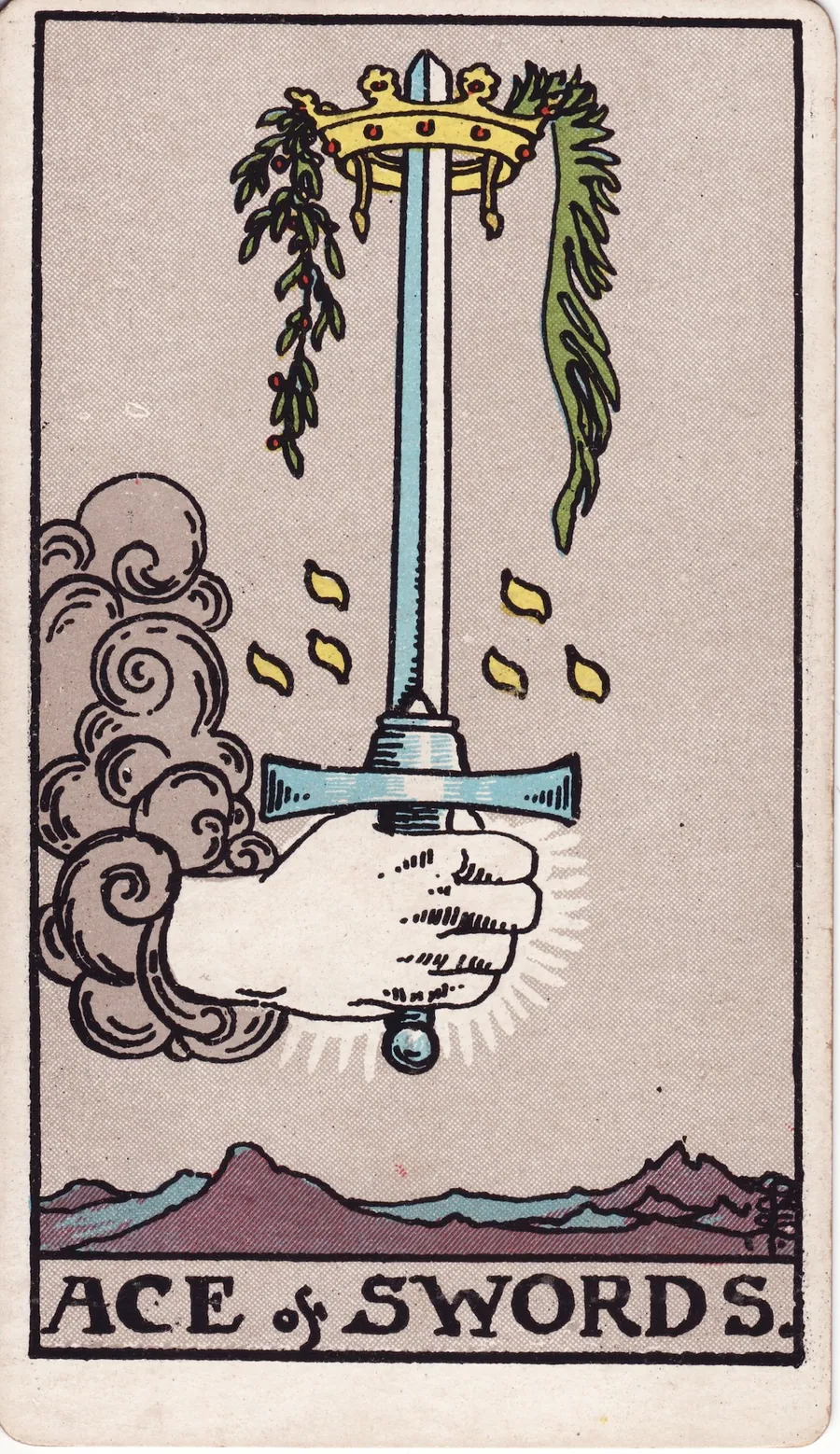 Lá bài Ace of Swords — Át Kiếm
