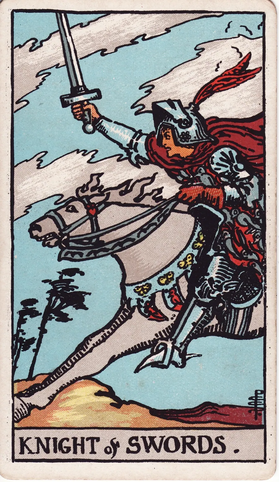 Lá bài Knight of Swords — Hiệp Sĩ Kiếm