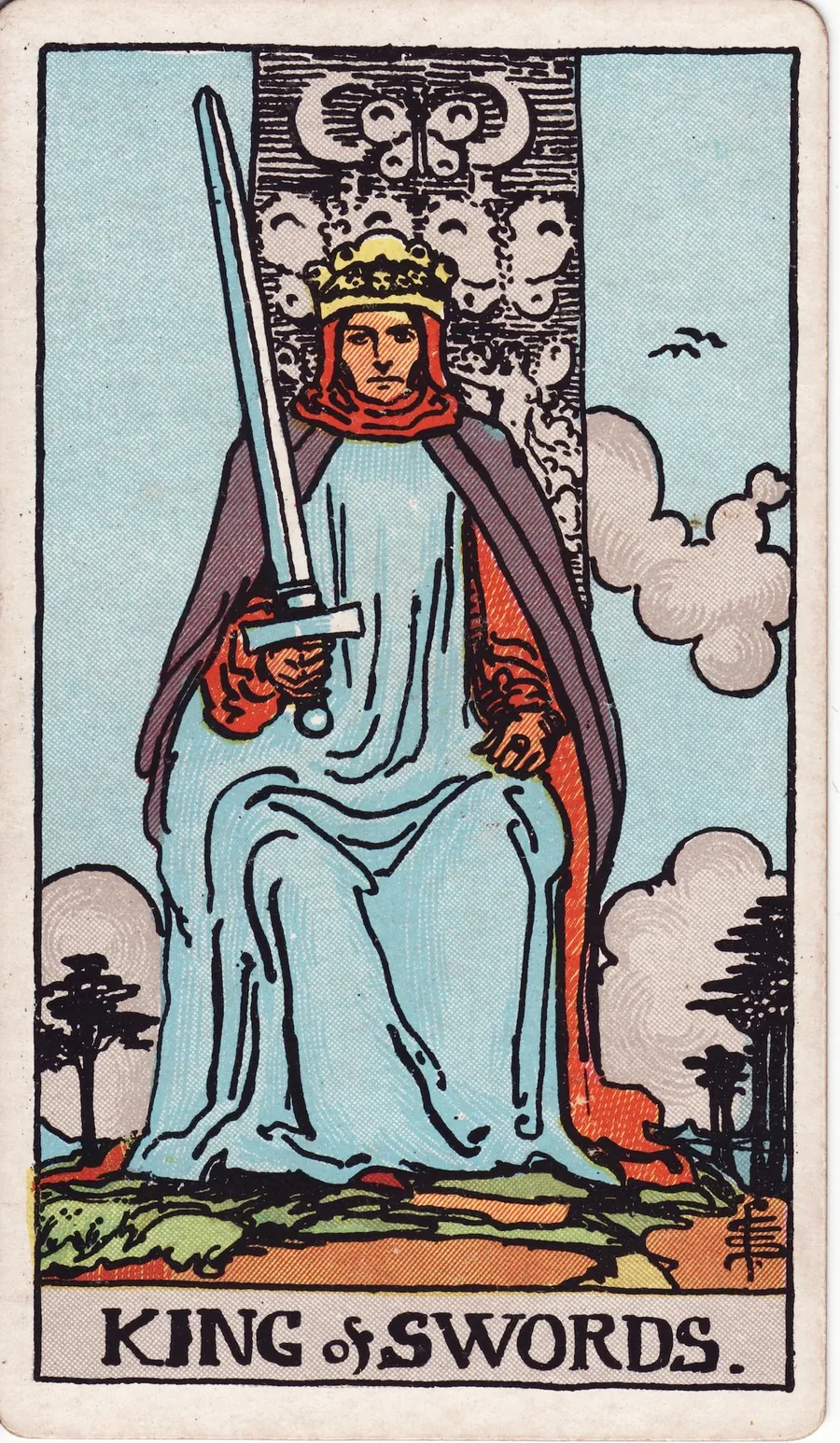 Lá bài King of Swords — Vua Kiếm