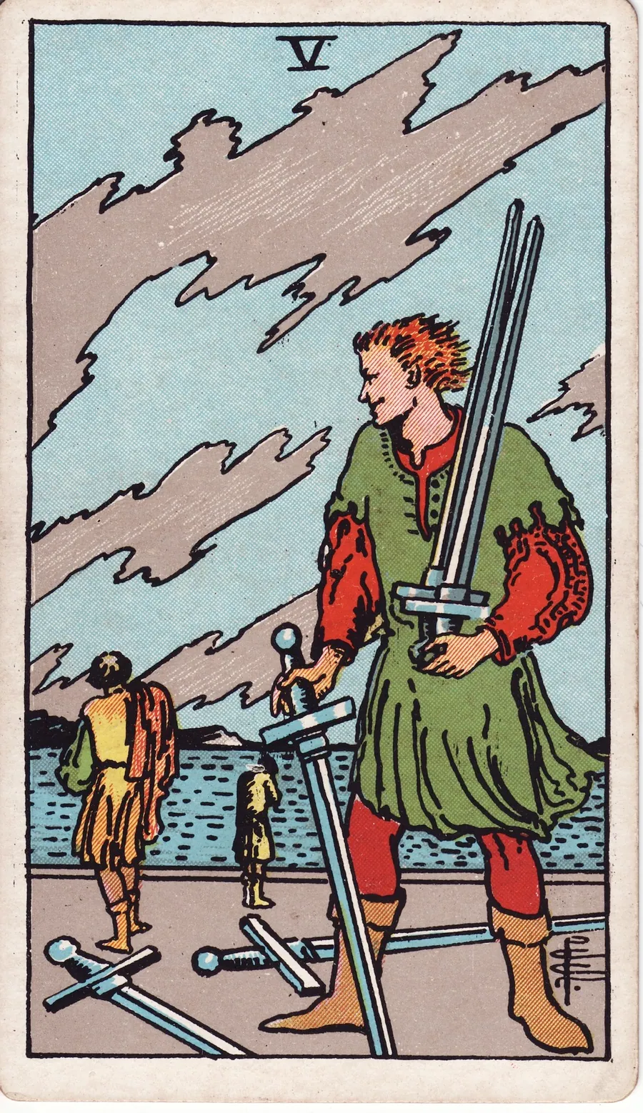 Lá bài Five of Swords — 5 Kiếm