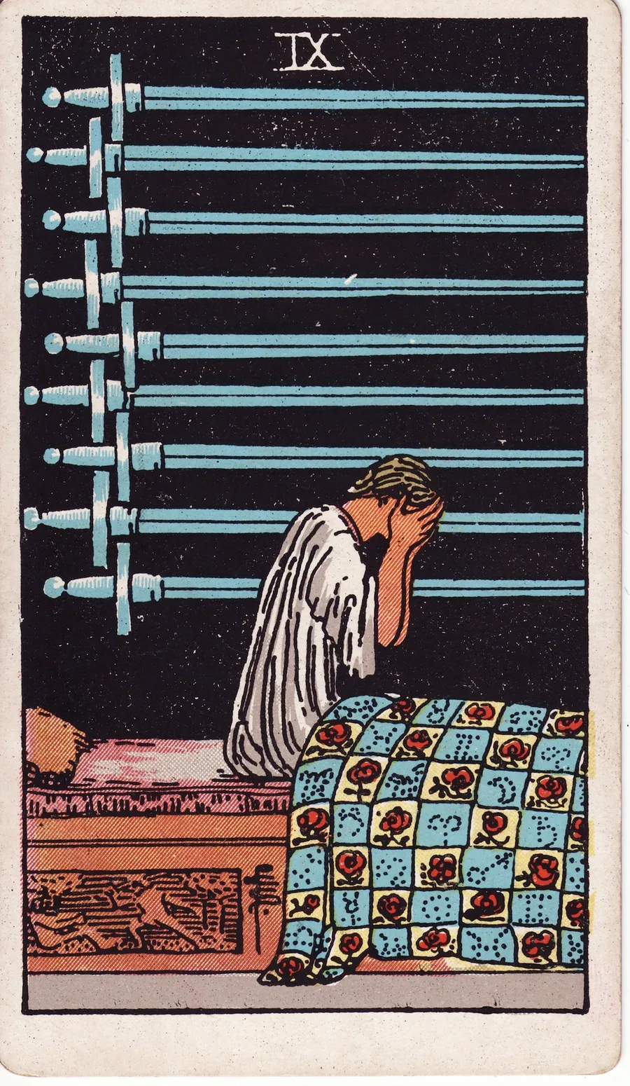 Lá bài Nine of Swords — 9 Kiếm