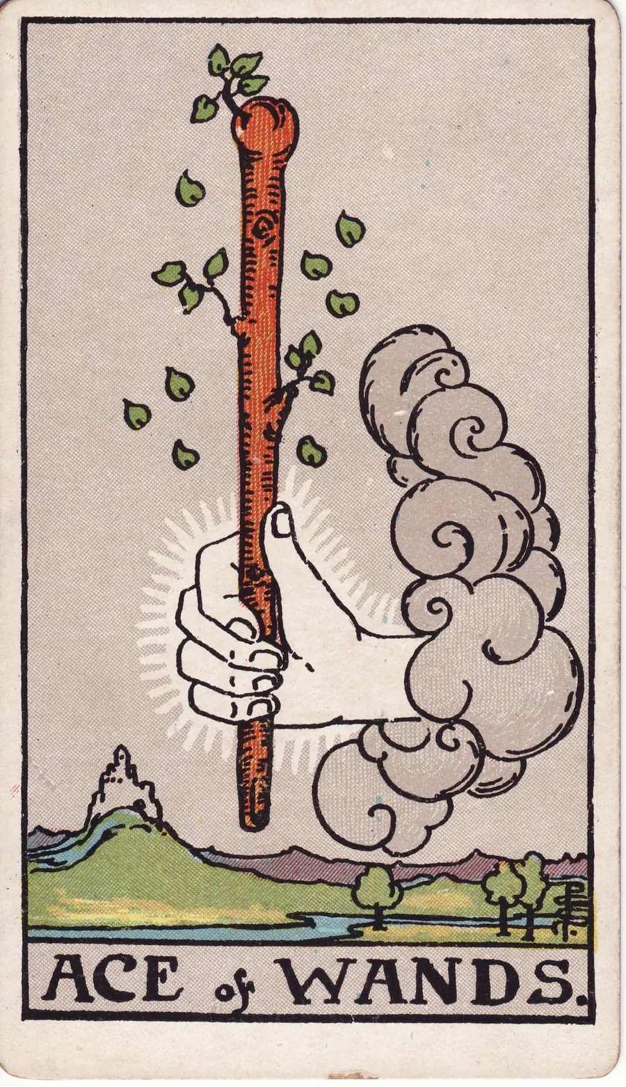 Lá bài Ace of Wands — Át Gậy