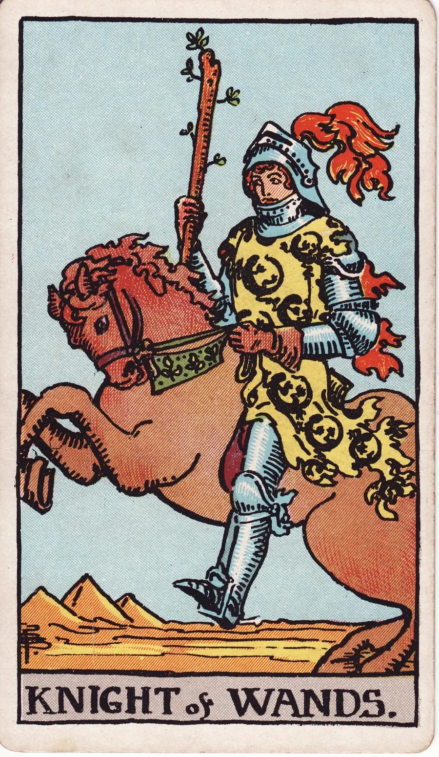 Lá bài Knight of Wands — Hiệp Sĩ Gậy